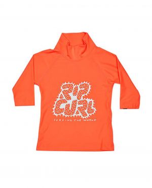 camiseta-lycra-rip-curl-miini-girl-sturt-l-sl-coral-neon